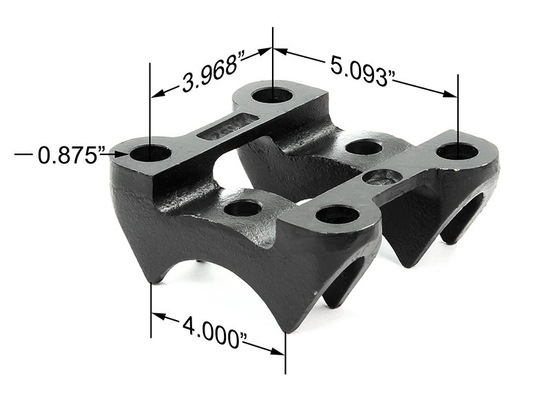 M1924 UBolt Bottom Plate Ford Rear Spring